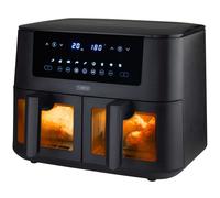 Tower Vortx Dual Basket Air Fryer 6 One-Touch with Vizion Viewing, 8L, Black