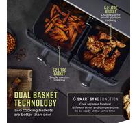 Tower Vortx Elite 10.4L Duo Basket Digital Air Fryer