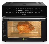 Tower Vortx Platinum Xpress Digital 30L Air Fryer Oven, 1800W, T17122, Black