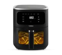 Tower T17174 Vortx Vizion 4L Air Fryer with Digital Control Panel, 6 Pre-sets, 60 Minute Timer, Shake Reminder, 1300W, Black