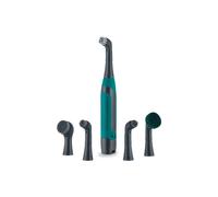 Tower Whiziwand Pro Electric Cleaning Brush, 13000RPM Motor, 5 Interchangeable Heads, Cordless Design, Waterproof (IPX7), Quiet Operation, Anthracite & Teal, T769010TL