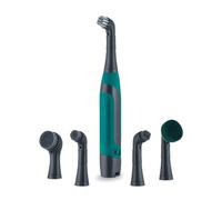 Tower Whiziwand Pro Electric Cleaning Brush, 13000RPM Motor, 5 Interchangeable Heads, Cordless Design, Waterproof (IPX7), Quiet Operation, Anthracite & Teal, T769010TL