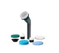 Tower Whiziwand XL Electric Spin Scrubber, 2 Speed Settings, 7 Interchangeable Heads, Rechargeable Cordless Design, Telescopic Handle, Waterproof (IPX8), Anthracite & Teal, T769014TL