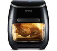 Tower Xpress Pro Combo T17076 Vortx 10-in-1 Digital Air Fryer Oven with Rapid Air Circulation, 60-Minute Timer, 11 L, 2000 W, Black