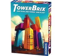Thames & Kosmos TowerBrix Board Game | Colourful Cooperative Stacking & Balancing Challenge for Adults & Kids | 1-6 Players | Ages 10+ | Family Game Night | Dexterity Puzzle Game | Fun Party Activity
