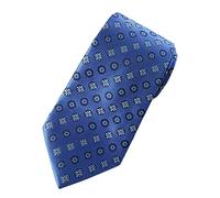Towergem 63" Extra Long Necktie Mens Woven Jacquard Classic Design XL Tie 63", Blue, XL