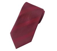 Towergem Extra Long Men's Tie Woven Jacquard Burgundy Solid Necktie XL 63"