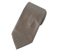Towergem Extra Long Men's Tie Woven Jacquard Coffee/brown Necktie XL 63"