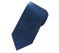 Towergem Extra Long Men's Tie Woven Jacquard Dark Blue Necktie XL 63"