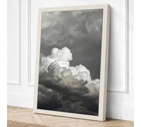 Towering Storm Clouds Canvas Wall Art Print 36x24 Inch (91 x 61 cm)