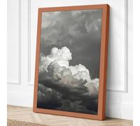 Towering Storm Clouds Canvas Wall Art Print 36x24 Inch (91 x 61 cm)