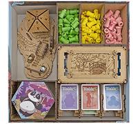 TowerRex Board Game Organizer for Takenoko, Customizable Storage Kit, 10.63" x 10.63" x 2.64"