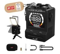 TowerTop 3-in-1 Portable Camping Essential: Tyre Inflator, Light, PowerBank