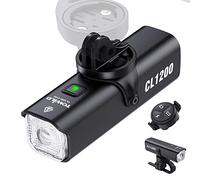 towild Bike Lights 1200 Lumen Front Bike Light 5000mAh Type-C Rechargeable Bicycle Headlight IPX6 Waterproof Under-mounted Smart Cycling Lights for Commute/Road Bike/MTB,Up to 10HR Runtime
