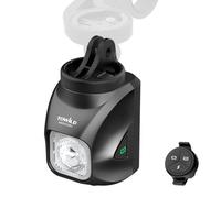 towild DL1200S Bike Lights with Remote Control,1200 Lumen Underneath Mounted LED Front Bike Light, USB-C Rechargeable 3200mAh, Anti-Glare Cycling Light for Road Bike and MTB, IPX6 Bicycle Lights