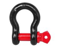 Towing Bow Shackle, Recovery Strap Bow Shackle for Strap, SPEC A | Stainless Steel Shackle Body, Threaded Connection for Assembly and Removal, Vehicle Tow or Recovery Strap Setup