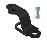 Towing Bracket for ATV Trailer Setup, Three Way Receiver Hitch Adapter, Black Metal Curved Frame ATV Hitch Adapter Utv Tow Bracket Three Way Receiver Trailer Hookup Small Hauling Yard Rear