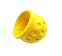 Towing Eye Cover 50MM Tow Bar Ball Cover Cap Trailer Ball Cover Tow Bar Cap Universal Hitch Trailer Towball Protect Accessories(Yellow)