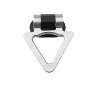 Towing Eye Cover JDM Decorative Trailer Hook Universal Car Racing Ring Vehicle Towing Hook(SILVER)