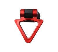 Towing Eye Cover JDM Decorative Trailer Hook Universal Car Styling Racing Ring Vehicle Towing Hook(RED)