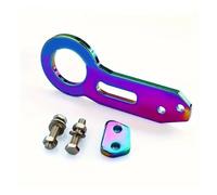 Towing Eye Cover JDM Racing Car Rear Towing Hook Rear Towing Hook Trailer Tail Hook(Neochrome)
