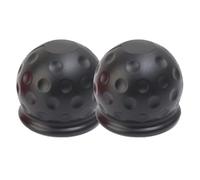 Towing Eye Cover Trailer Tow Ball Cover Protective Cap Universal Car Truck Trailer Accessories(Black-2PCS)