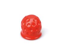 Towing Eye Cover Universal 50MM Tow Bar Ball Cover Cap Trailer Ball Cover Tow Bar Cap Hitch Trailer Towball Protect(RED)