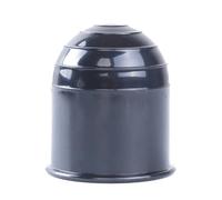 Towing Eye Cover Universal 50mm Tow Bar Cap Caravan Trailer Protection Towing Hitch Ball Cover Car Accessories(Black)