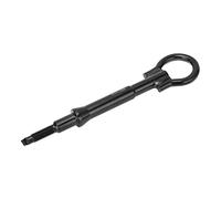Towing Eye Ring Hook, Forged Steel Car Tow Hook Replacement for Auto | Heavy Duty Recovery Loop Solid Metal Build Trailer Hitch Mounting Accessory Front Bumper Screw In Emergency Pull Point