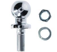 Towing Hitch 50 mm 3.5T Ball Head Tow Bar for Farm Rail, Trailer Accessories, Ball Head Towing Hitch Ball for Tractor, Diameter 22 mm Screw, for Dome Rods with a Load of up to 3.5 Tonnes