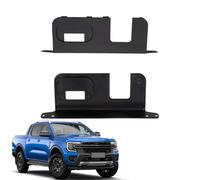 Towing Hitch Border Protective Cover - Clutch Environment Protection Plate, Matte Look Plate for Cargo Area Management Boot Gate Reinforcement Truck Trailer