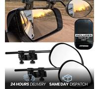 XXL Towing Mirror Pair Milenco Aero 4 Extra Wide Standard Glass Caravan