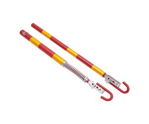 Towing Pole, 3T Towing Pole,3T Towing Pole Kit,Car Recovery Bar For Garage Home Farm, Rustproof Iron Bars Portable Tow Bar Spring Safety Buffer, Trailer Clutch Towing Vehicles Red, Yellow