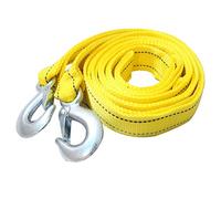 Towing Rope, 4 Meters Towing Rope with 2 Hooks - 5 Ton Towing Capacity - Perfect for Pulling A Car Trucks Or SUV CAR Heavy Duty Tow Straps