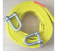 Towing Rope, 5 Meters Towing Rope with 2 Hooks - 5 Ton Towing Capacity - Perfect for Pulling A Car Trucks Or SUV CAR Heavy Duty Tow Straps
