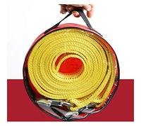 Towing Rope, Car Tow Rope 5 Tons 5 Meters Off-Road Vehicle Traction Rope Tow Rope Trailer with Pull Rope Heavy Duty Tow Straps