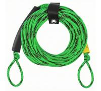 Towing Rope Water Tubing Tow Rope Boat Tow Line Inflatable Tube Tow Cord Marine Pulling Rope floating hollow braid with loop ends for fast setup and, Green And Black Dot Pattern 3k