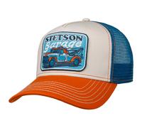 Stetson Towing Service Trucker Cap - Baseball cap with mesh back - Breathable cotton cap for men - Wearable all year round blue One Size
