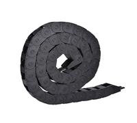 Towing Track 1 Meter R18 15x25mm Plastic Towline 18mm Bending Radius Cable Drag Chain Wire Carrier with End Connectors Moving Protector