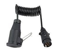 Towing Trailer Light Board Extension Adapter Cable Cord Towing Socket Plug Wire Connectors Truck Connector Circuit Socket Truck Light Extension Cable Male To Male Wire Part Splices Adaptor