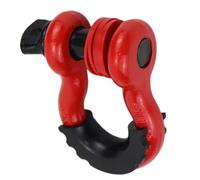Towing Winch Shackle, Towing Shackles for Trucks,Road Vehicle Recovery Winch Shackle 3/4 - 41887 lb Large Breaking Strength Bow Shackle for the