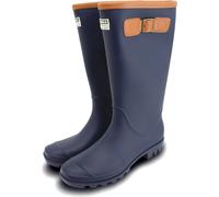 Town and Country Burford Fleece Lined Wellington Boots Navy Size 7