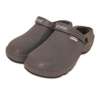 Town & Country EVA Cloggies Fleecy Lightweight Garden Shoes Charcoal Size 8