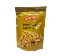 Town Bus Thenkuzhal Murukku, Made from Traditional recipes and Fresh Ingredients, Light Crispy Snack, For evening Tea and Coffee, Indian Namkeen 170grams Pack Of 1