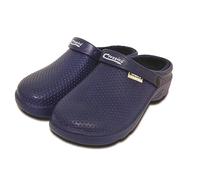 Town & Country Clogs Mens/Womens Ladies Navy Fleecy Gardening Super Soft Clogs/Cloggies Lightweight Cushioned Insole, 9 UK