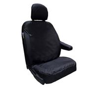 Town & Country Covers Renault Partner Iii 2014 Onwards Black Waterproof Van Driver Seat Cover