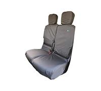Town & Country Covers | Tailored Double Passenger Seat Cover to fit Citroen Berlingo, Peugeot Partner, Vauxhall Combo, Heavy Duty & Waterproof | Black