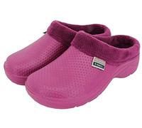 Town & Country TFW6631 Womens Super Soft Fleecy Cloggies (5 UK, Raspberry Dots with Fur)