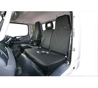 Town & Country Truck Seat Covers - Front Set - Black - Dedicated to fit Mitsubishi Fuso Canter 2012 Onwards