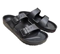Town and Country Twin Strap Sandals Black Size 6